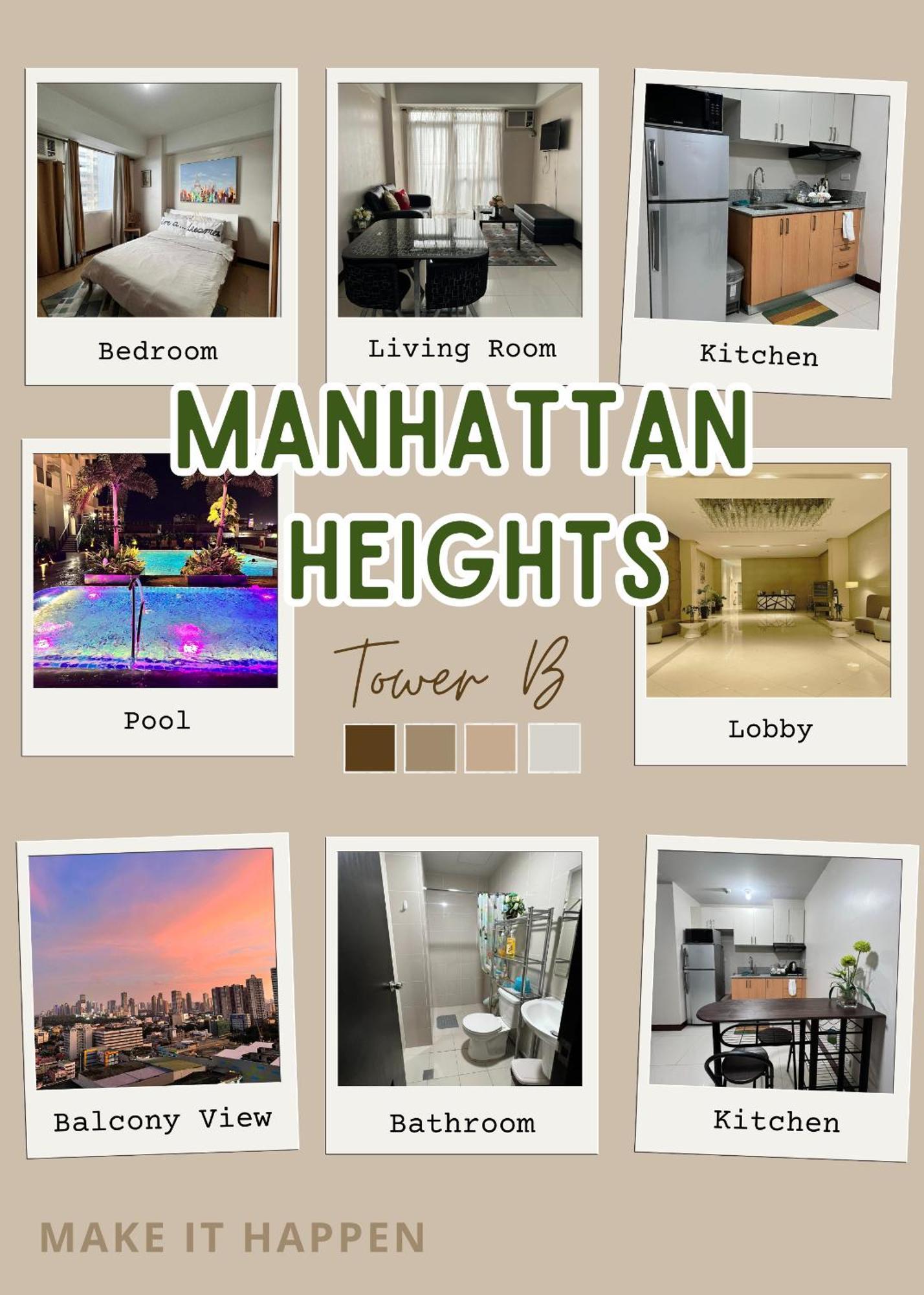 Manhattan Heights Towerb In Araneta Cubao 5Mins Walk To Smart Araneta Aparthotel Manila Exterior foto